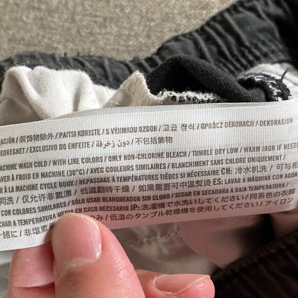 Hollister Skinny Jogger Pants Men's Khaki Black Small Mid Rise Drawstring Casual - Picture 12 of 13